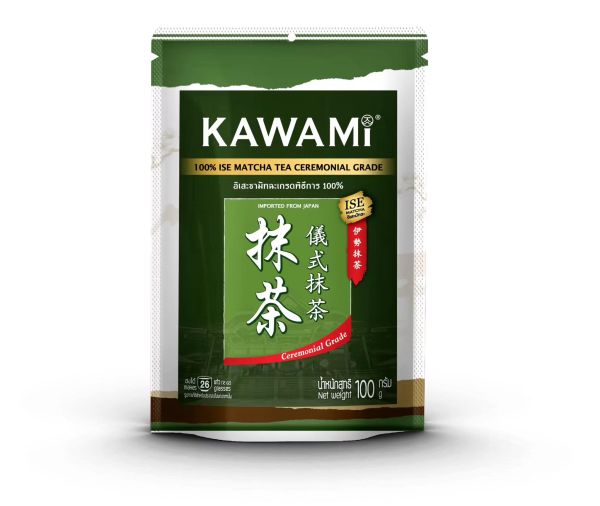 คาวามิ อิเสะชามัทฉะเกรดพิธีการ 100%  ขนาด 100 กรัม/KAWAMI 100% ISE Matcha Ceremonial Grade 100g.